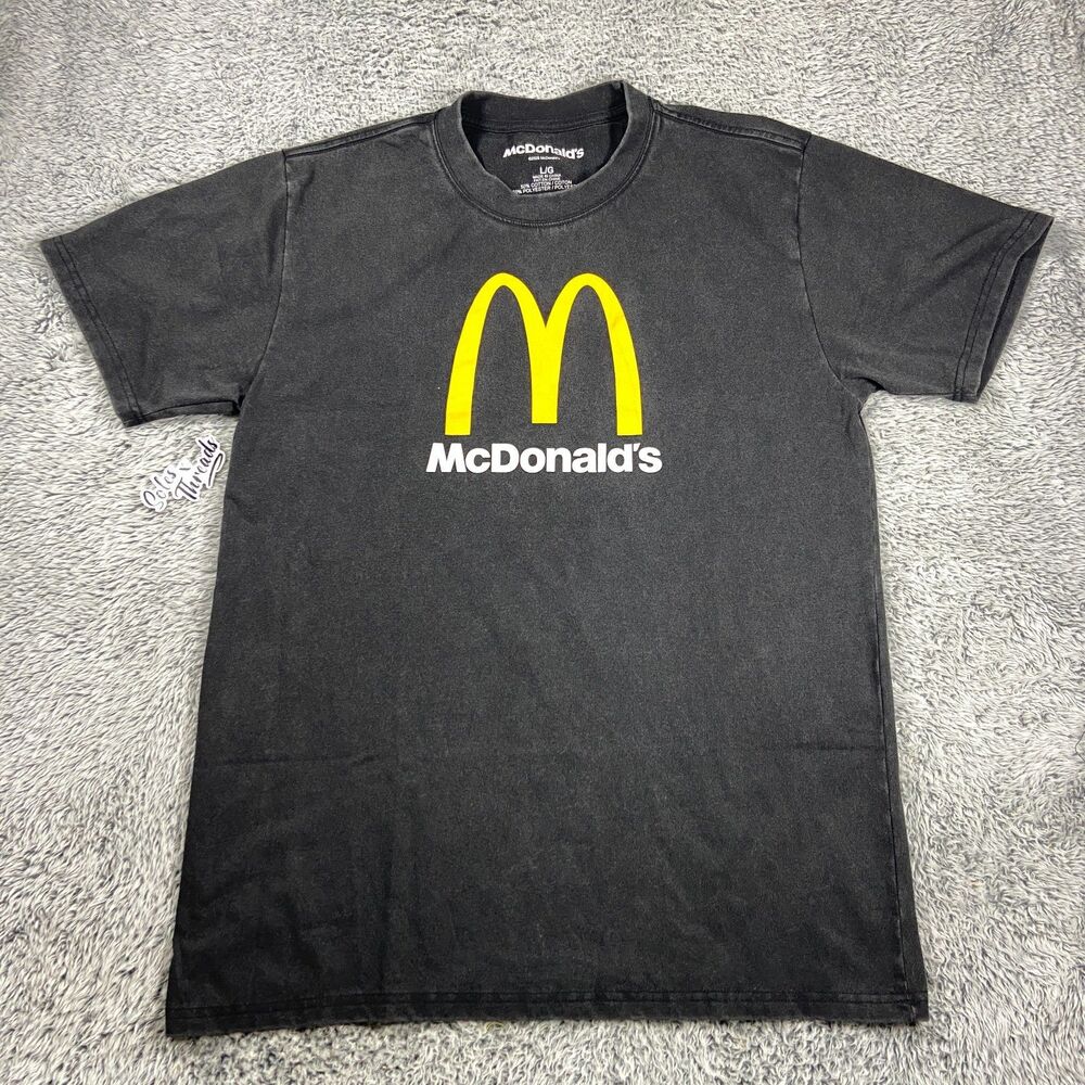 McDonald's Logo T-Shirt BoxLunch Exclusive Size Large Men Black